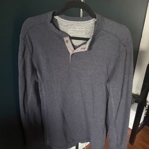 Men's Navy Henly Shirt